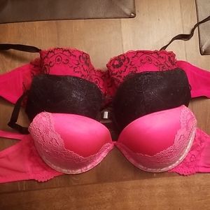 ❤️ 🔥3 for $30🔥 Lot of Push-up Bras-Sz 34D
